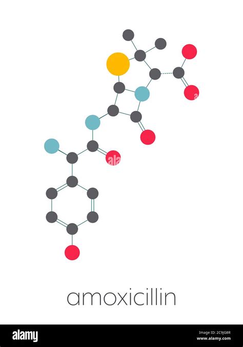 Amoxicillin Molecular Model Hi Res Stock Photography And Images Alamy