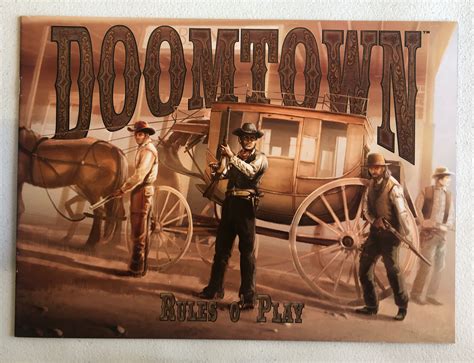 Doomtown Reloaded The Board Game Aeg Games Complete Open Ebay