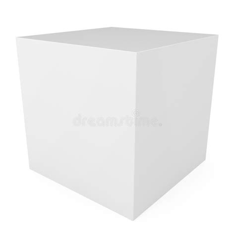 White Cube With Rounded Edges Stock Illustration Illustration Of Cube