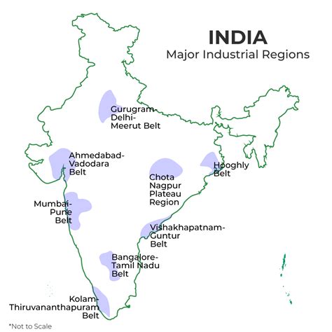 Distribution Of Major Industries In India Geeksforgeeks