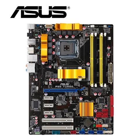 Asus P5q Turbo Desktop Motherboard P45 Socket Lga 775 For Core 2 Duo