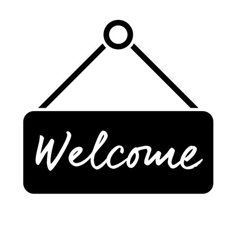 Welcome PNG transparent image download, size: 2500x2500px