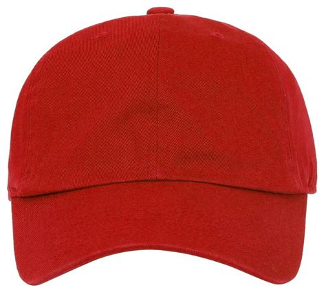 Plain Baseball Cap Dad Hat Low Profile Solid Cotton Pigment Adjustable