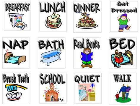 Again, i know it's a bit blurry so just click the image to download a copy of my full day preschool schedule. Toddler Daily Schedule Pictures {free printables} | Kids ...