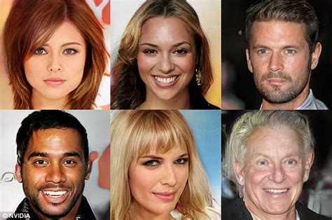 Creepy Video Shows Ai Made Faces Of Fake Celebrities Daily Mail Online