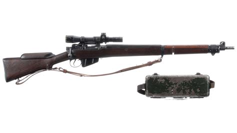 Wwii Enfield No 4 Mk It Bolt Action Sniper Rifle With Scope Rock