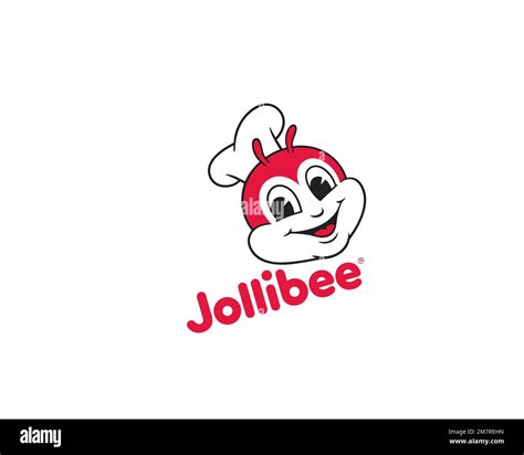 Jollibee Rotated Logo White Background Stock Photo Alamy