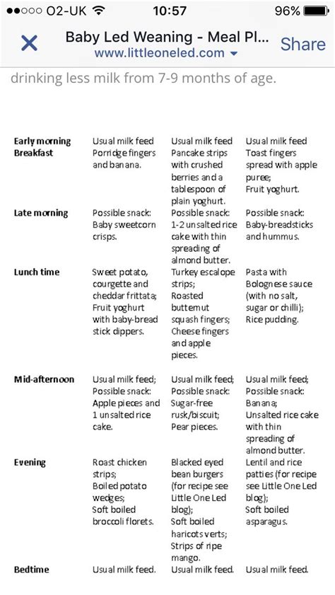 Plan ahead and let us cook for you. 7-9 month blw meal plan | Baby led weaning recipes, Baby ...