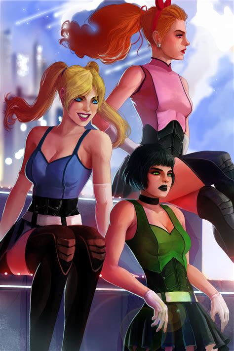 The Powerpuff Girls All Grown Up By Rossowinch On Deviantart