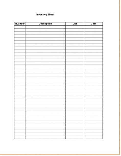 Blank Table Of Contents Template Pdf Unique Free Download Inventory