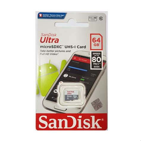 1000 mb, 5 passes, random test data operating system: Jual Sandisk Ultra Microsd 64gb 80mb/S Microsdxc Uhs-I ...