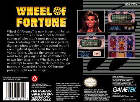 Wheel Of Fortune Images Launchbox Games Database
