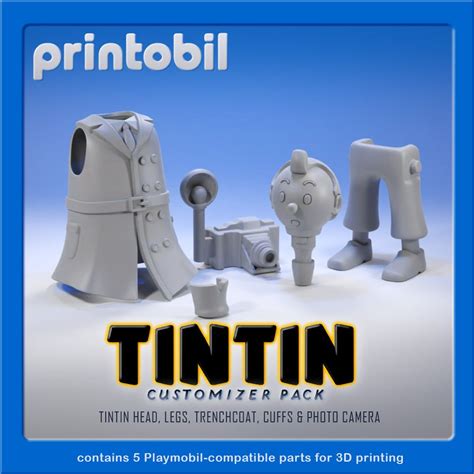 Stl File Playmobil Tintin Playmobil Compatible Parts For Customizers