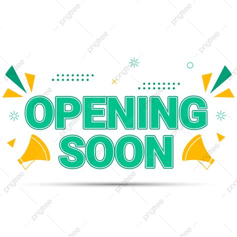 Announcement Opening Soon Vector Hd Png Images Opening Soon