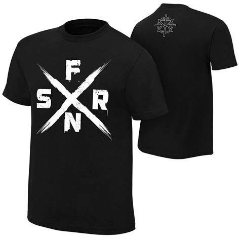 Buy Wwe Authentic Wear Seth Rollins Sfnr T Shirt Black Large At