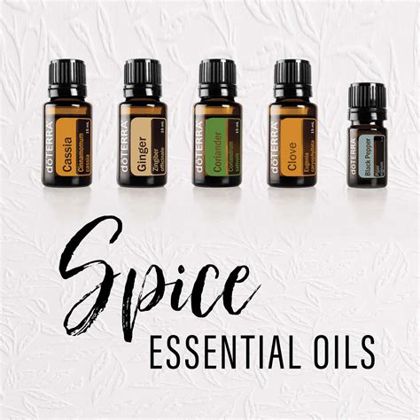 Using the Spice Essential Oils dōTERRA Essential Oils
