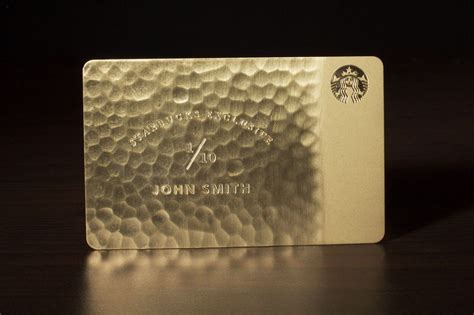 Personalized Starbucks Gold Card