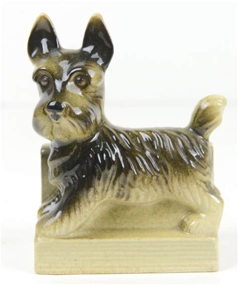 Scottish Terrier Bookend Ceramic Japan Mid Century Dog Etsy