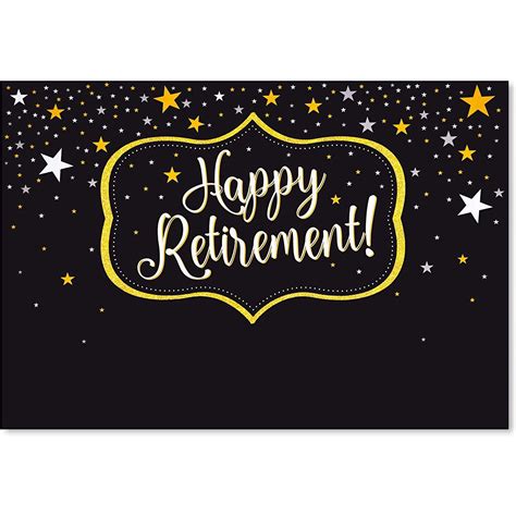 Happy Retirement Photo Booth Backdrop Photography Background In Black