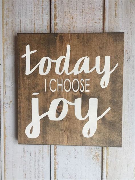 Today I Choose Joy Hand Painted Sign Hand Painted Signs Painted