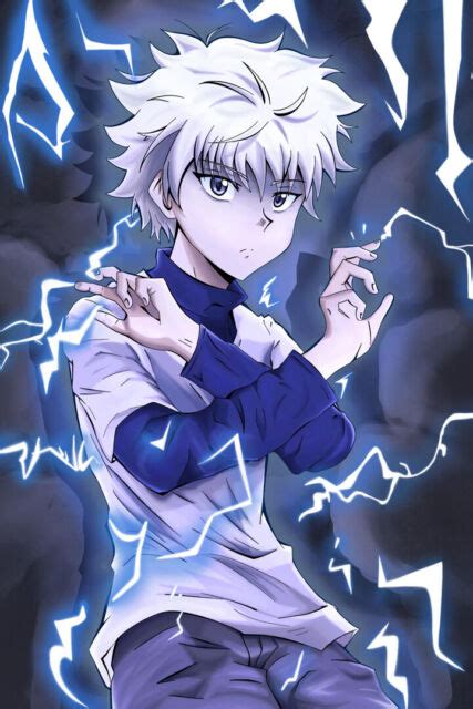 Hunter X Hunter Killua Manga Series Art Wall Indoor Room Poster