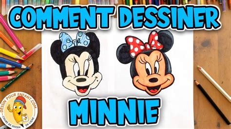 Comment Dessiner Minnie Mouse étape Par étape Dessin Pour Enfant