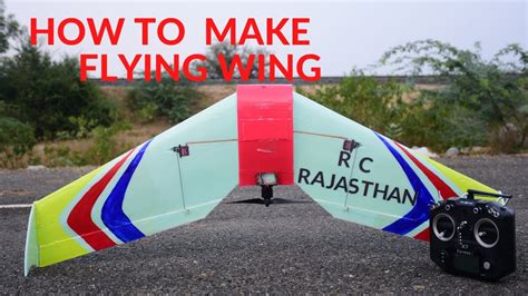 How To Make Rc Flying Wing Youtube