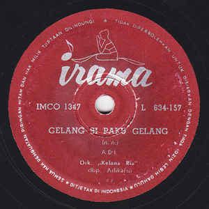 Paku gelang (juga dikenal dengan judul gelang si paku gelang) adalah sebuah lagu daerah yang berasal dari provinsi sumatra barat. Adi - Gelang Si Paku Gelang / Tong2 Sampah (Shellac) | Discogs