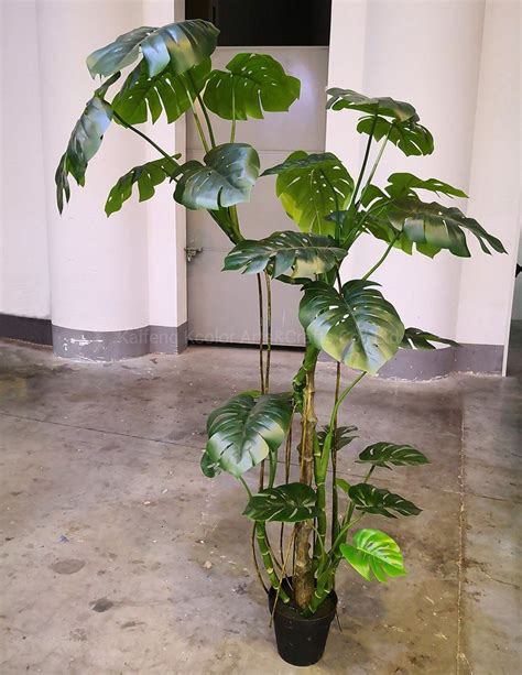 New Designed Large Artificial Monstera Plant Tree Indoor Plastic
