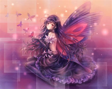 Anime Butterfly Girl Wallpapers Tattoo Ideas For Women