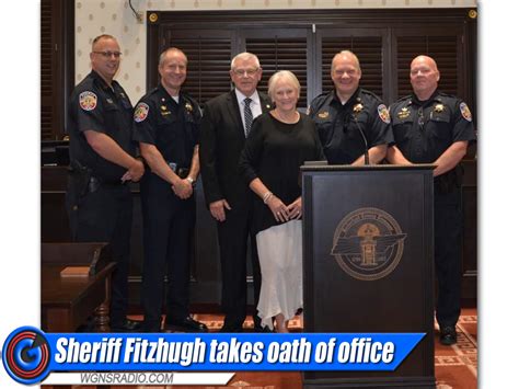 Rutherford County Sheriff Fitzhugh Takes Oath Of Office Wgns Radio