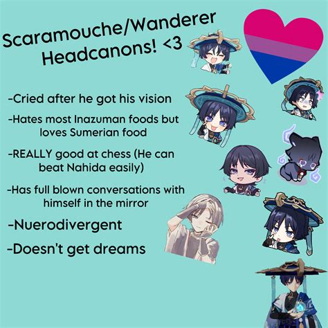 Scaramouchewanderer Headcanons Genshin Impact Fandom