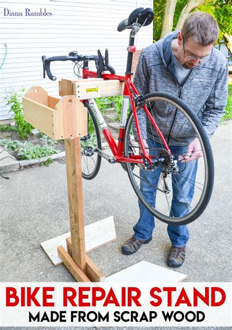 In this video i teach you how to make your own stationary bike stand out of wood. DIY Bicycle Repair Stand from Scrap Wood Tutorial