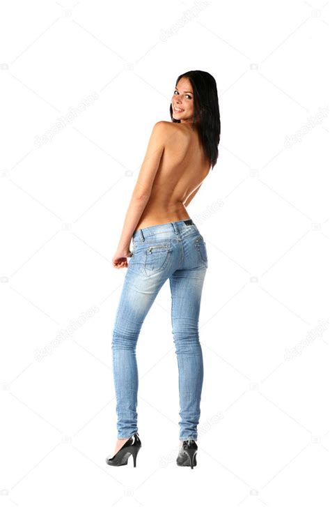 Sexy Morena En Jeans Fotograf A De Stock Mettus Depositphotos