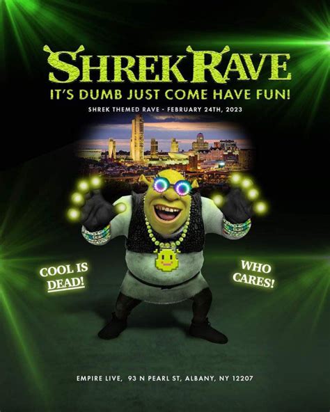 Shrek Rave This Is A Real Event Meme Guy