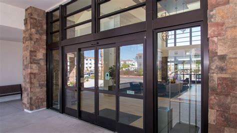 Automatic Doors Installation Las Vegas A Cutting Edge Glass And Mirror