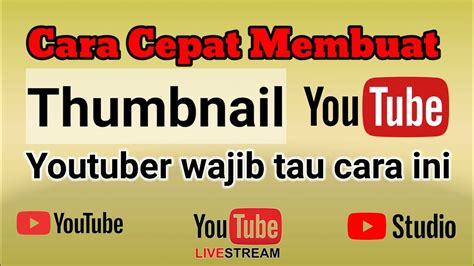 Cara Membuat Thumbnail Youtube Di Kinemaster YouTube