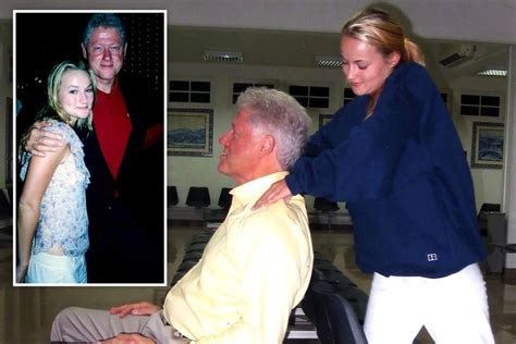 Creepy Moment Bill Clinton Gets Massage From Epstein ‘sex Slave After
