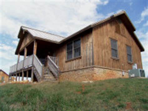 Visitors can hike along three miles of lake loop trails and relax in swings while watching for the many bluebirds that live in the park. James River State Park Cabins - Virginia Is For Lovers