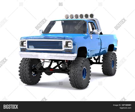 Large Blue Pickup Image And Photo Free Trial Bigstock