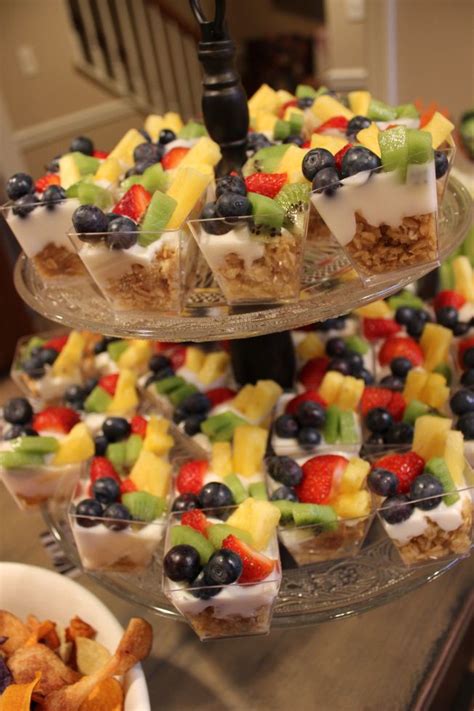 Fun Idea For A Get Together Mini Fruit And Yogurt Parfaits Frg