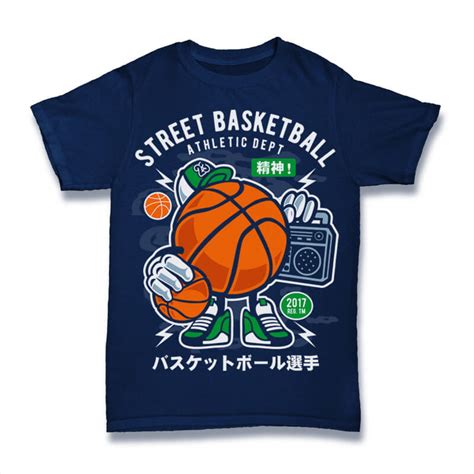 Street Basketball Graphic T Shirt Design