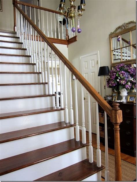30 Incredible Diy Staircase Makeover Ideas To Refresh The Entire Home Atmosphere Manjaa In 2020