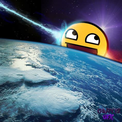 Space Edit Smiley Face By Garyyzgfx On Deviantart