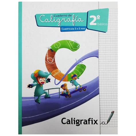 Cuaderno Caligrafia Cuadricula 5mm 2 Basico Caligrafix