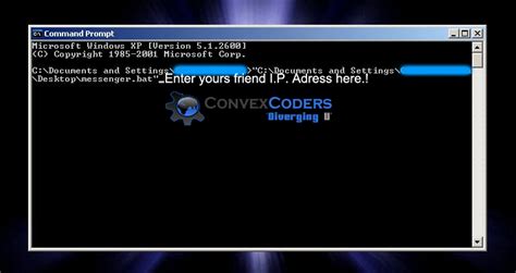 Chat With Friends Through Ms Dos Command Prompt Convex Coders
