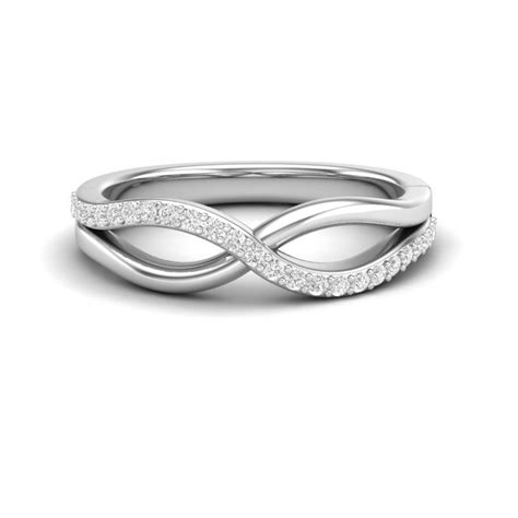 Our Twisted Wedding Band With Half Diamonds On The Band And Half Gold