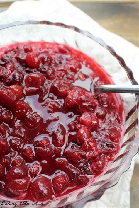 Easy Homemade Cranberry Sauce Baking With Mom