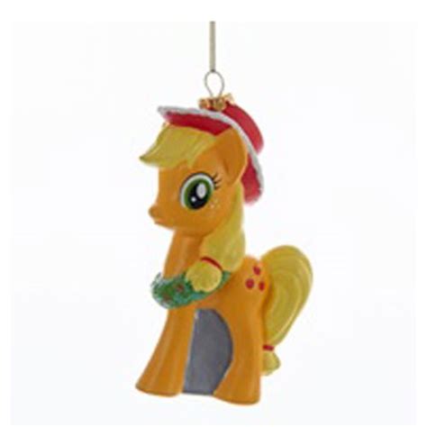 My Little Pony Applejack 4 12 Inch Glass Ornament