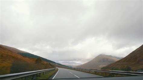 Mountain Road In Scotland Highland Stock Video Footage 0013 Sbv